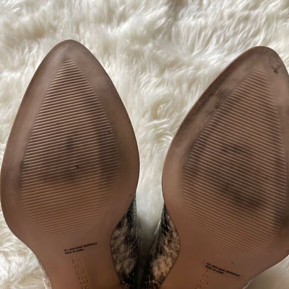 Report Barrie Womens Multicolor Snakeskin Block Heel Mule Size 8.5 - Picture 8 of 11